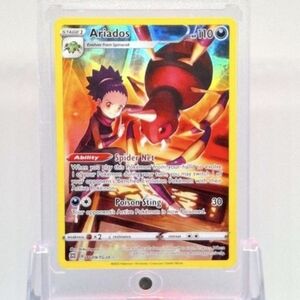 Pokemon Ariados Card - Red and Gold